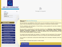 Tablet Screenshot of geeceechem.com
